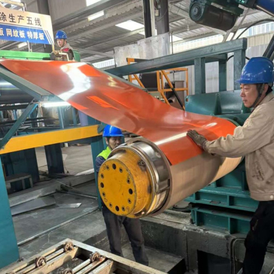 Cuộn dây Aluzinc sơn sẵn Ral Cuộn thép Aluzinc phủ màu Cuộn thép PPGL