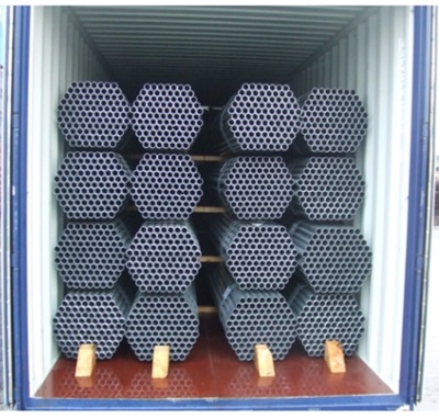 ống thép mạ kẽm trong container galvanized steel pipe in container